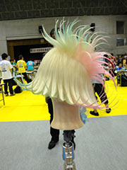 理容部門チャレンジアートヘア銀賞（後）