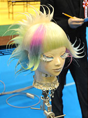 理容部門チャレンジアートヘア銀賞（前2）