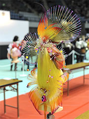 美容部門チャレンジアートヘア金賞（後）