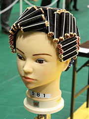 美容部門ワインディング金賞（前）