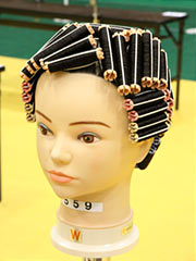 美容部門ワインディング銀賞（前）