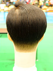 理容部門ミディアムカット金賞(後)