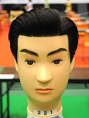 理容部門ミディアムカット銅賞(前)