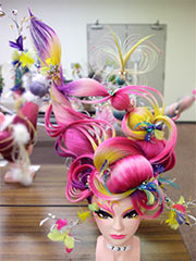 美容部門アップスタイル銀賞(前)