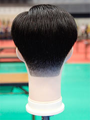 理容部門ミディアムカット金賞(後)