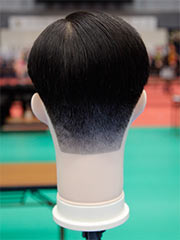 理容部門ミディアムカット銅賞(後)