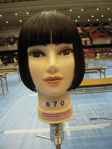 美容部門カット銅賞