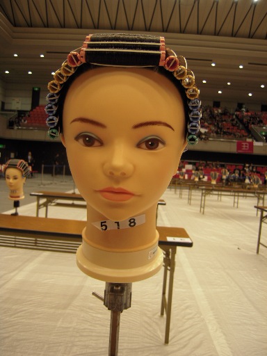 美容部門ワインディング金賞