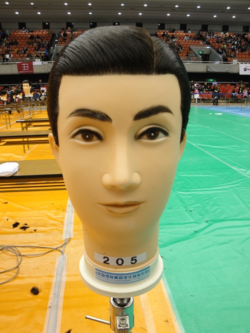 理容部門ミディアムカット基本整髪銅賞