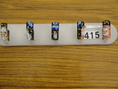 理容部門ネイルアート銅賞